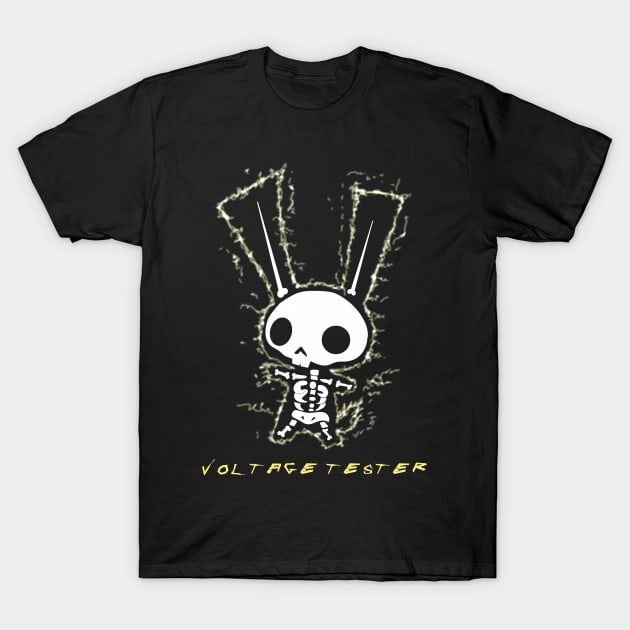 rabbit voltage tester T-Shirt by NemfisArt